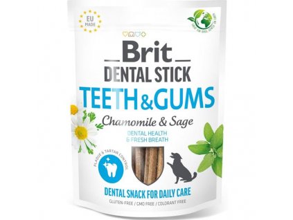 Brit Dental Stick Teeth & Gums with Chamomile & Sage 251 g