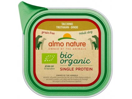 Almo Nature dog vanička BiO Single protein krůta 150 g