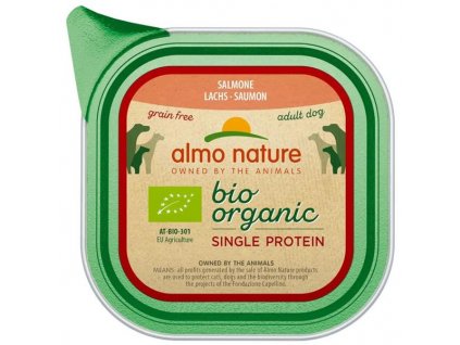 Almo Nature dog vanička BiO Single protein losos 150 g