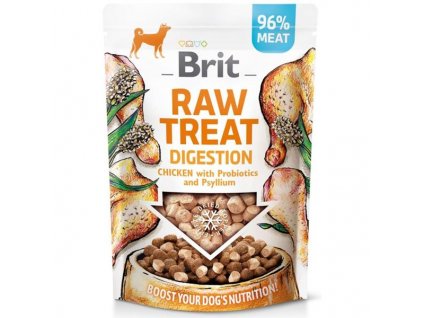 Brit Raw Treat Dog Digestion Freeze dried treat and topper Chicken 40 g