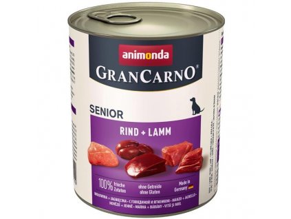 Animonda GranCarno dog Senior konzerva hovězí & jehně 800 g