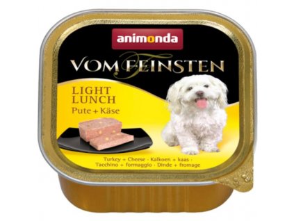 Animonda Vom Feinsten dog Light vanička Lunch krůta & sýr 150 g