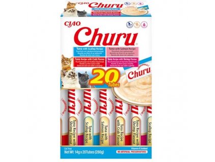 Churu cat snack tuňák mořské plody multi 20 x 14 g