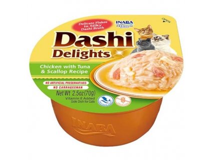 Dashi Delights kuře s tuňákem a hřebenatkou 70 g