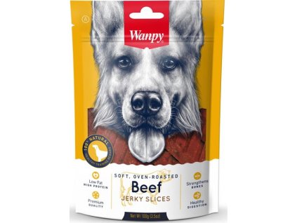 Wanpy Dog Soft Beef Jerky Slices 100 g