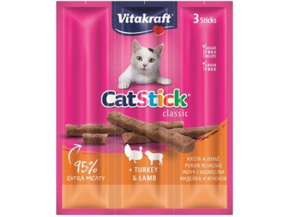 Vitakraft Stick mini cat krůta & jehněčí 3 ks