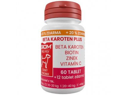 Giom ERA Beta-karoten Plus 60 tbl + 20 % zdarma