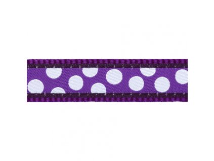 Vodítko RD přep. 12 mm x 2 m-White Spots on Purple