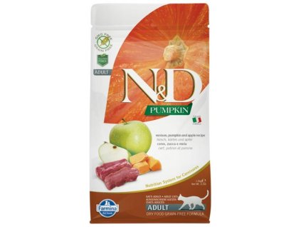 N&D Pumpkin feline Venison, Pumpkin and Apple 1,5 kg