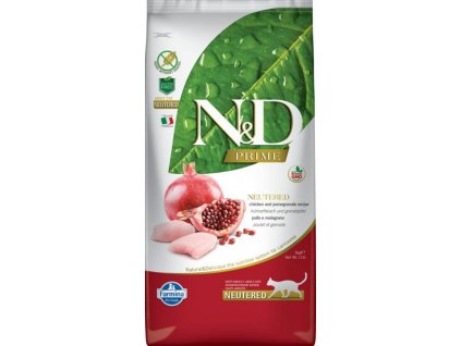 N&D Prime feline Chicken & Pomegranate Neutered 5 kg