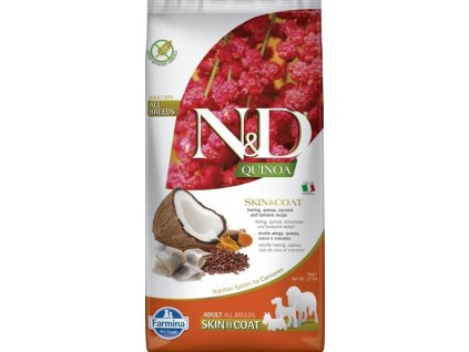 N&D Quinoa canine Skin & Coat Herring 7 kg