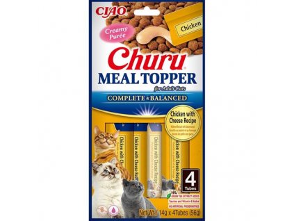 Churu Cat meal topper kuře a sýr 4 x 14 g
