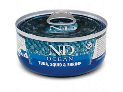 N&D Ocean feline Tuna, Cod & Shrimp Adult 70 g