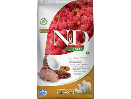 N&D Quinoa canine Skin & Coat Quail 2,5 kg