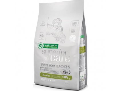 Nature's Protection Dog Dry Superior Care Junior SB White Wh Fish 10 kg