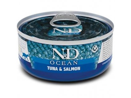 N&D Ocean feline Tuna & Salmon Adult wet food 70 g