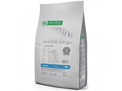 Nature's Protection Dog Dry Superior Care Adult SB White GF Herring 1,5 kg