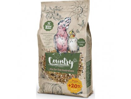 Witte Molen Country Large Parakeet korela 2,5 kg + 20% ZDARMA