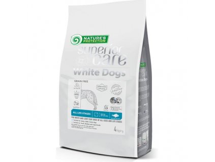 Nature's Protection Superior Care Dog Dry White Dogs Grain Free White Fish 4 kg