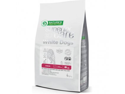 Nature's Protection Superior Care Dog Dry White Dogs Junior White Fish 4 kg