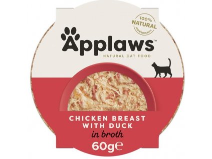 Applaws Cat miska kuřecí prsa a kachna 60 g