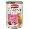 Animonda Carny cat konzerva hovězí, krůta & ráčci 400 g