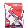 Postroj RD s vodítkem-kočka- White Spots on Purple