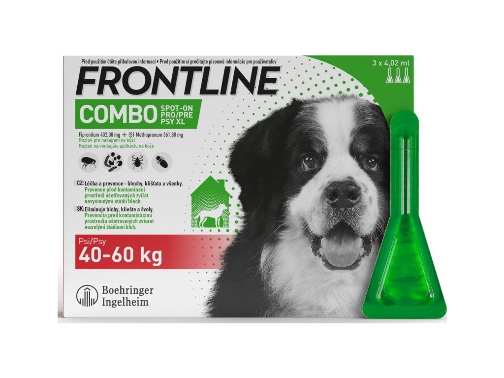 frontline combo spot on dog xl 3x402ml