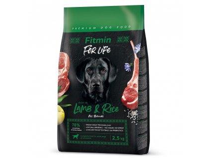 fitmin dog for life lamb rice 2 5 kg h L