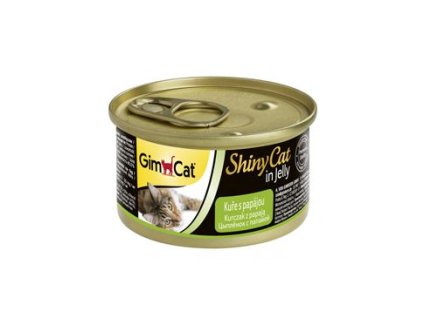 Gimpet kočka konz. ShinyCat kuře+papája 70g