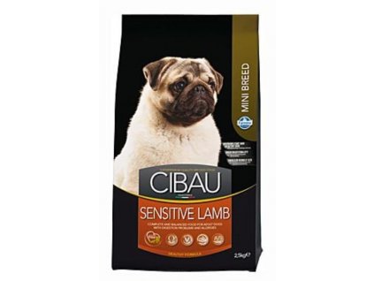cibau dog adult sensitive lambrice mini 25kg