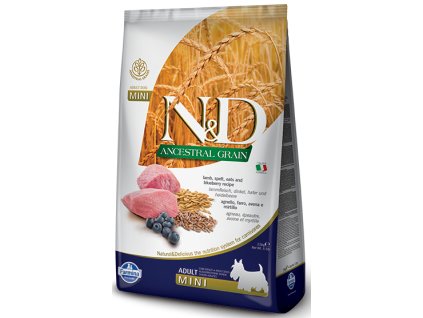 N D DOG LAMB BLUEBERRY ADULT MINI 2 5kg 9108 1