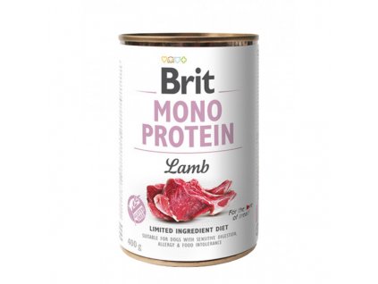 brit dog konz mono protein lamb 400g