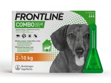 frontline combo spot on pro psy s 5 10 kg 3 ks