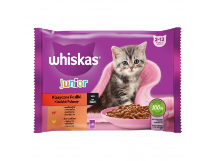 Whiskas kaps core junior klas. výběr. 4x85g