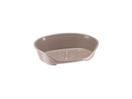 Pelech plast SIESTA DLX 6 hnědý 70,5x52x23,5cm FP