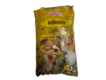 piskoty krmne s karobem tobby 250 g I