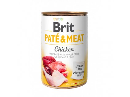 brit dog konz pate meat chicken 400g