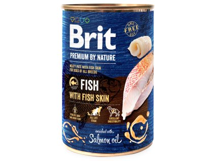 brit premium by nature fish with fish skin 400g