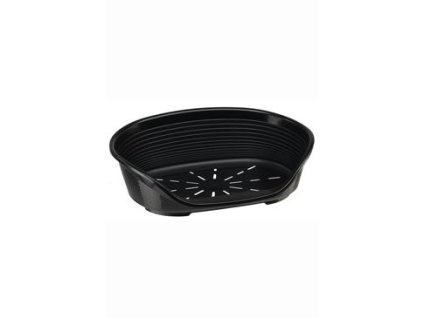 Pelech plast SIESTA DLX 6 černý 70,5x52x23,5cm FP