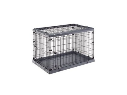 Přepravka SUPERIOR 120 skládací pro psy šedá FP