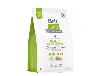 Brit care Adult Medium Breed Sustainable 3 kg