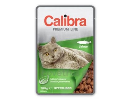 calibra cat kapsicka adult premium sterilised Salmon 100g