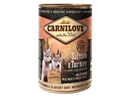 Carnilove salmon and turkey for puppies 400g