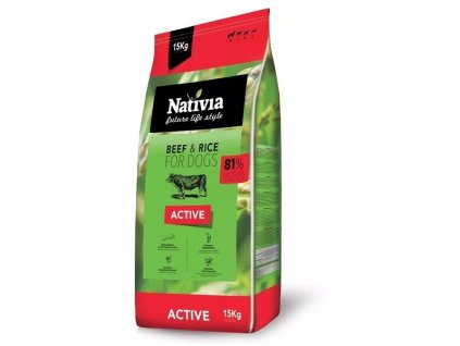 nativia active beef and rice