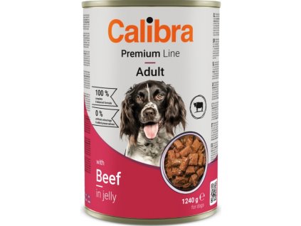 Calibra Dog Premium konz. with Beef 1240g