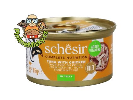 Schesir Cat konz. Adult tuňákkuře 85g