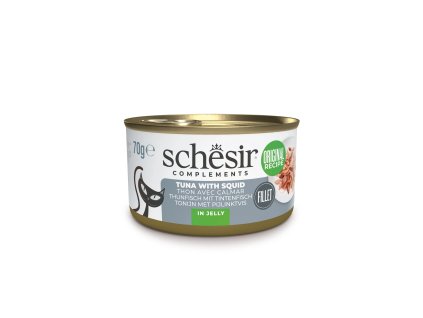 Schesir Cat konz. Adult tuňák oliheň 70g