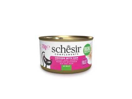 Schesir Cat konz. Adult kuře šunka 70g
