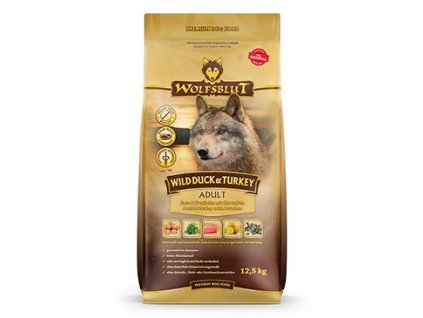 Wolfsblut Dog Adult Wild Duck&Turkey 12,5kg